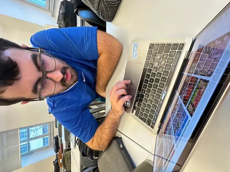 Paolo, developer side, 3D scene